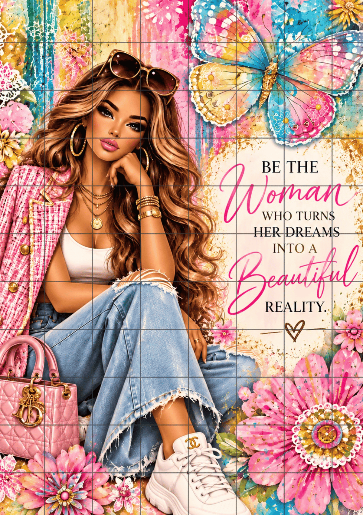 Boho Allure Collection | BE THE WOMAN | Printable Planner Dashboard