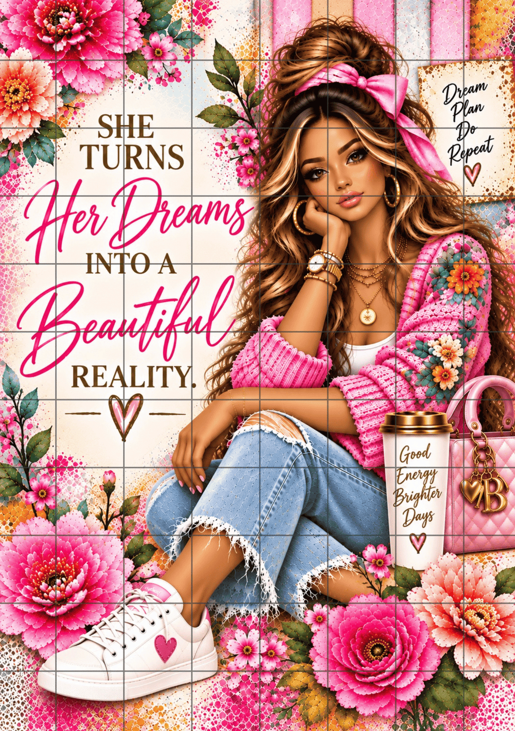 Boho Allure Collection | HER DREAMS | Printable Planner Dashboard