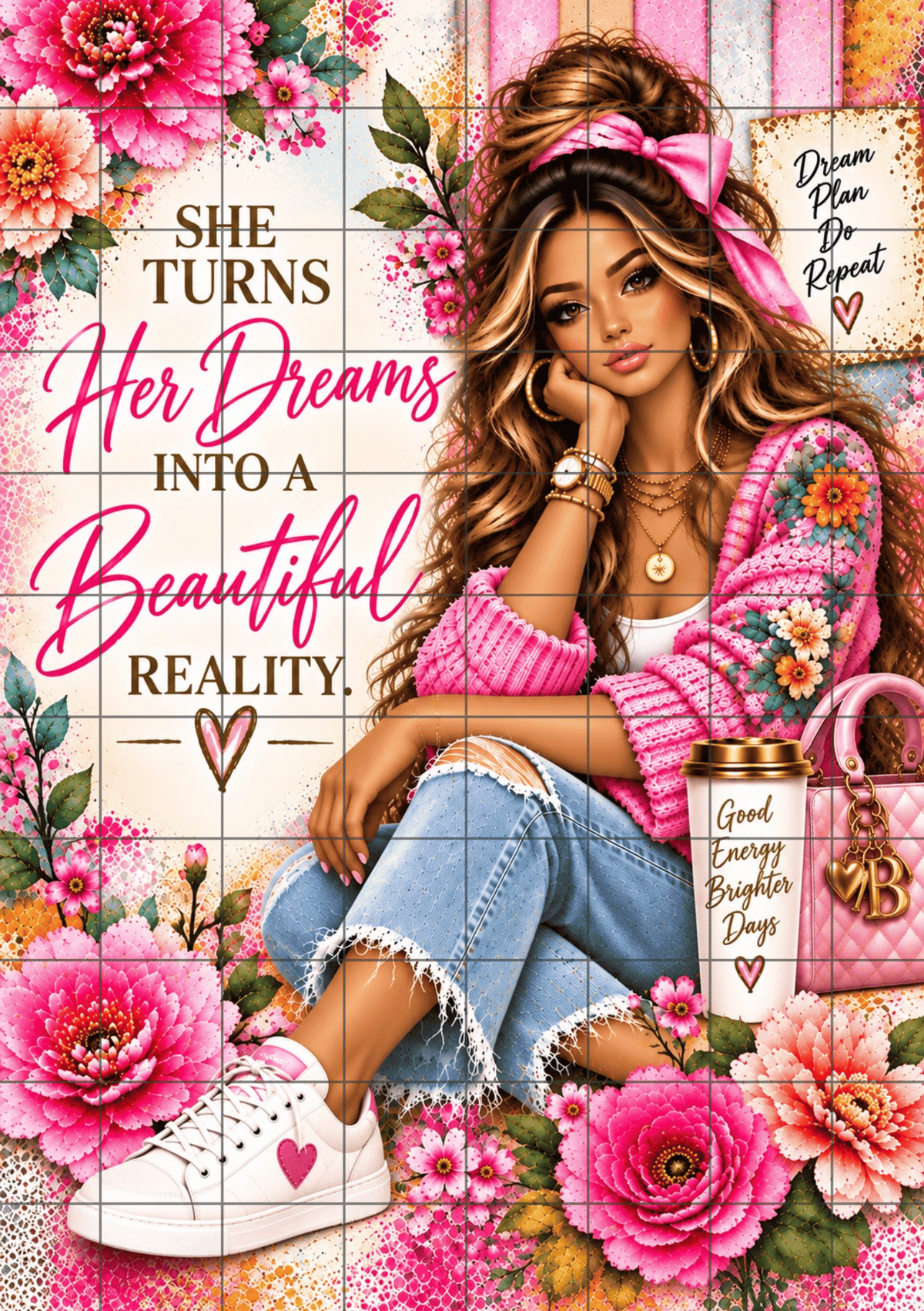 Boho Allure Collection | HER DREAMS | Printable Planner Dashboard