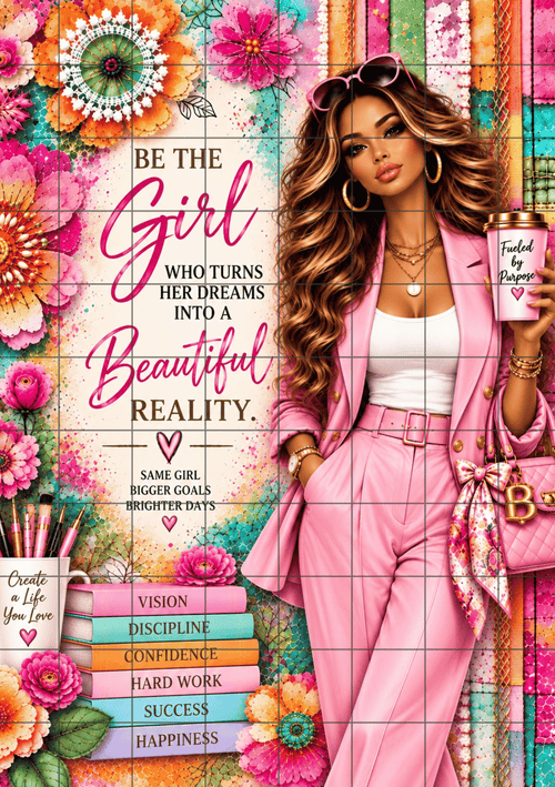 Boho Allure Collection | BE THE GIRL | Printable Planner Dashboard