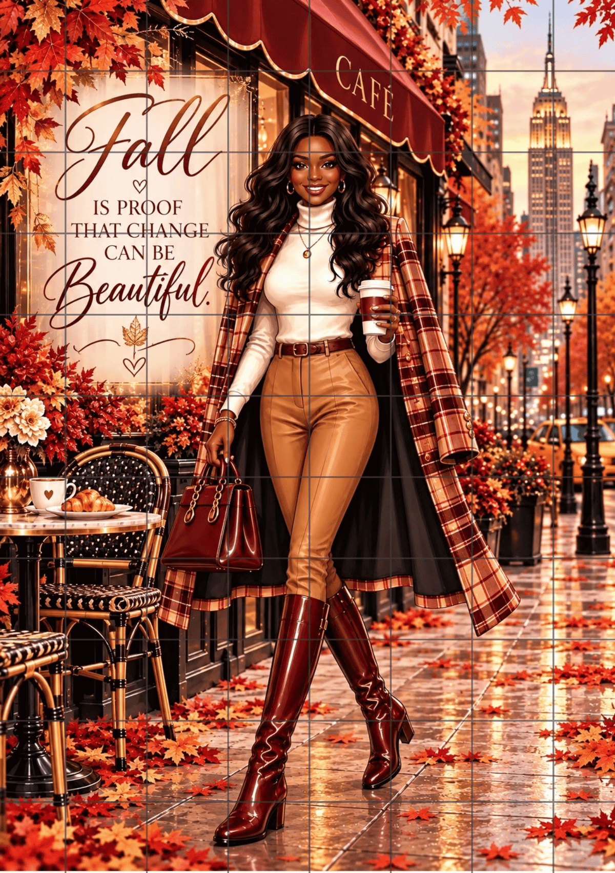 Fall in New York — City Chic | A5 Dashboard Bundle | Printable Planner Dashboard Bundle