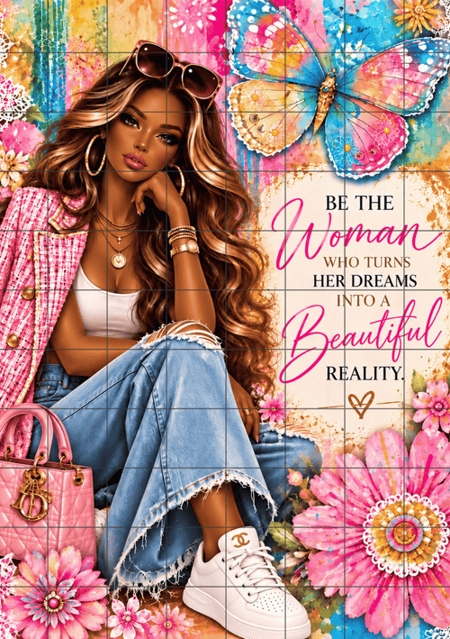 Boho Allure Collection | BE THE WOMAN | Printable Planner Dashboard