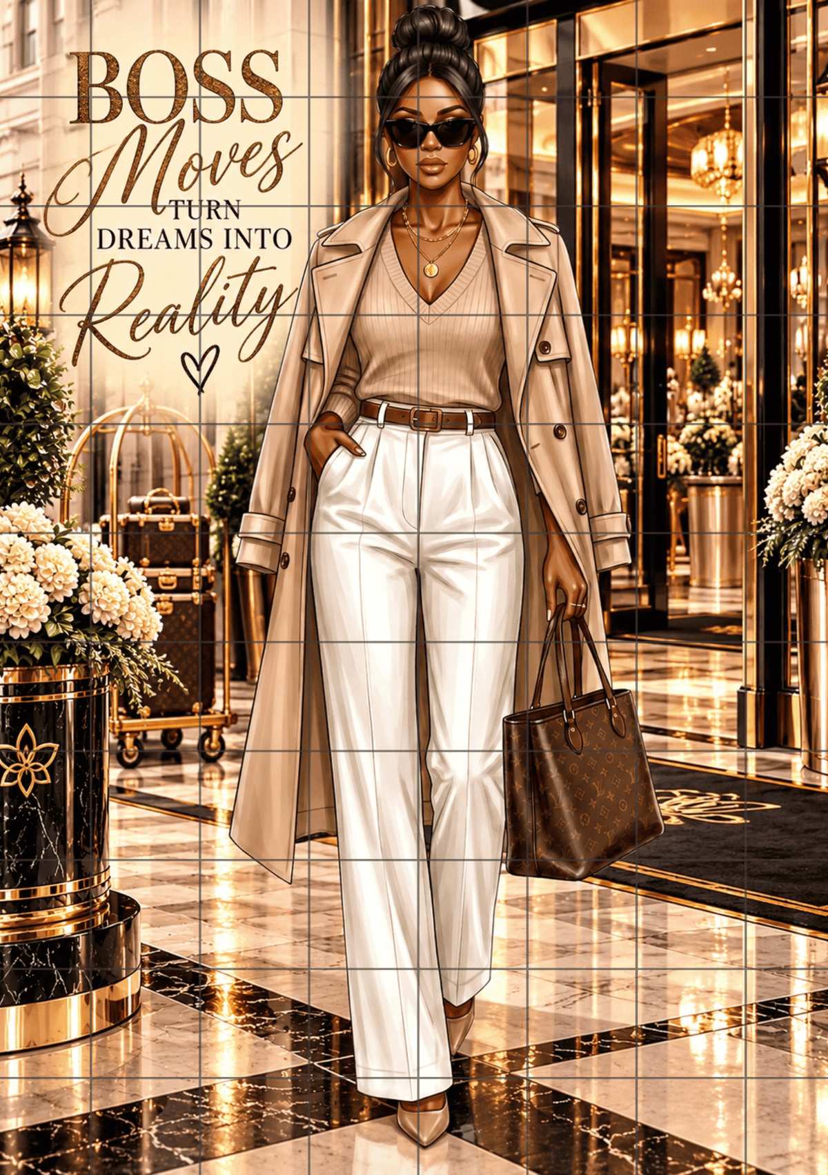 Hotel Guest | Boss Beauties | A5 Printable | Printable Planner Dashboard