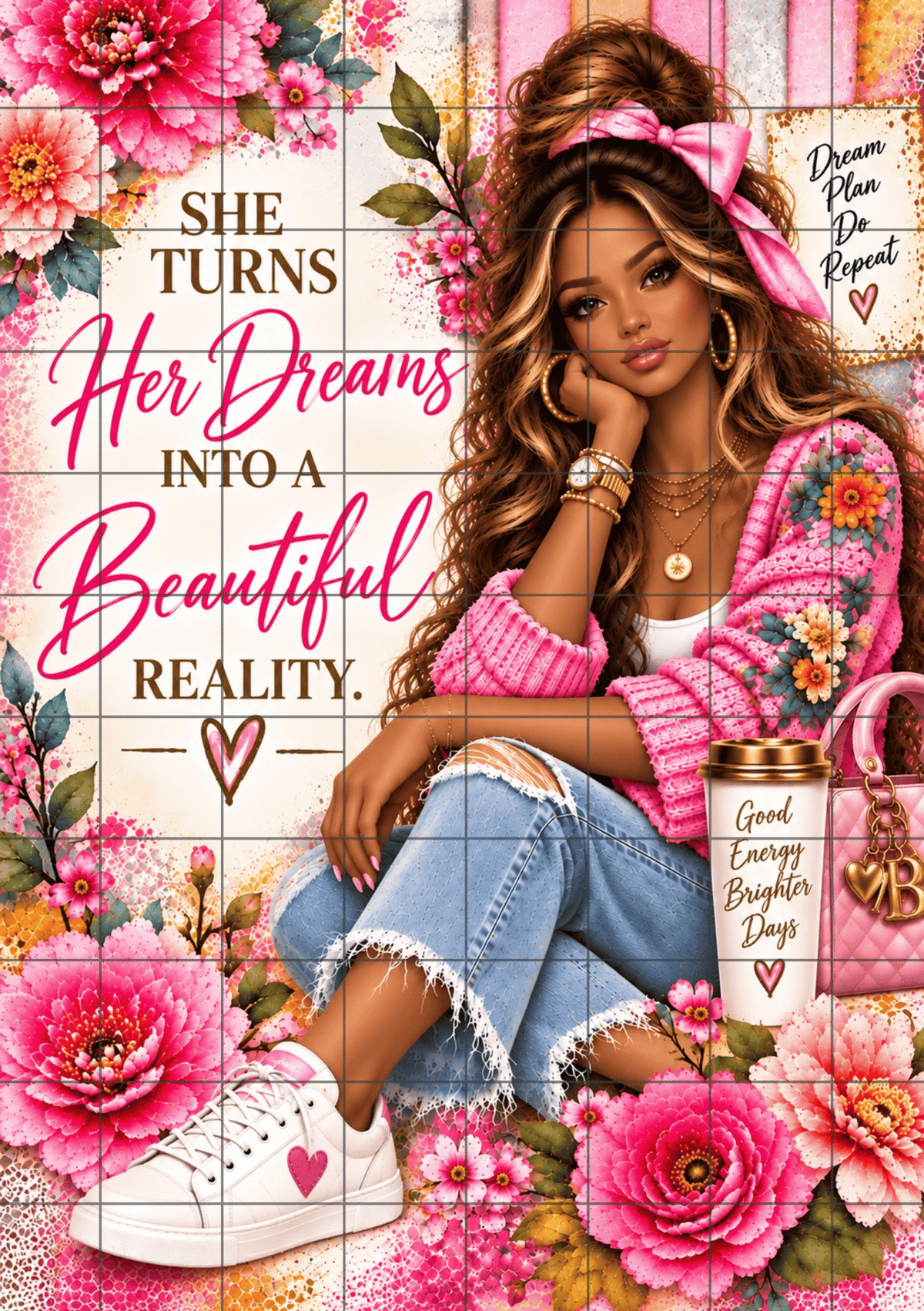 Boho Allure Collection | HER DREAMS | Printable Planner Dashboard