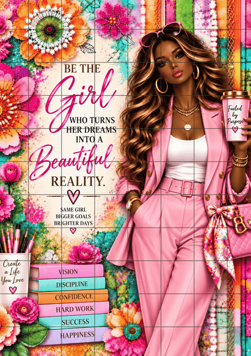 Boho Allure Collection | BE THE GIRL | Printable Planner Dashboard