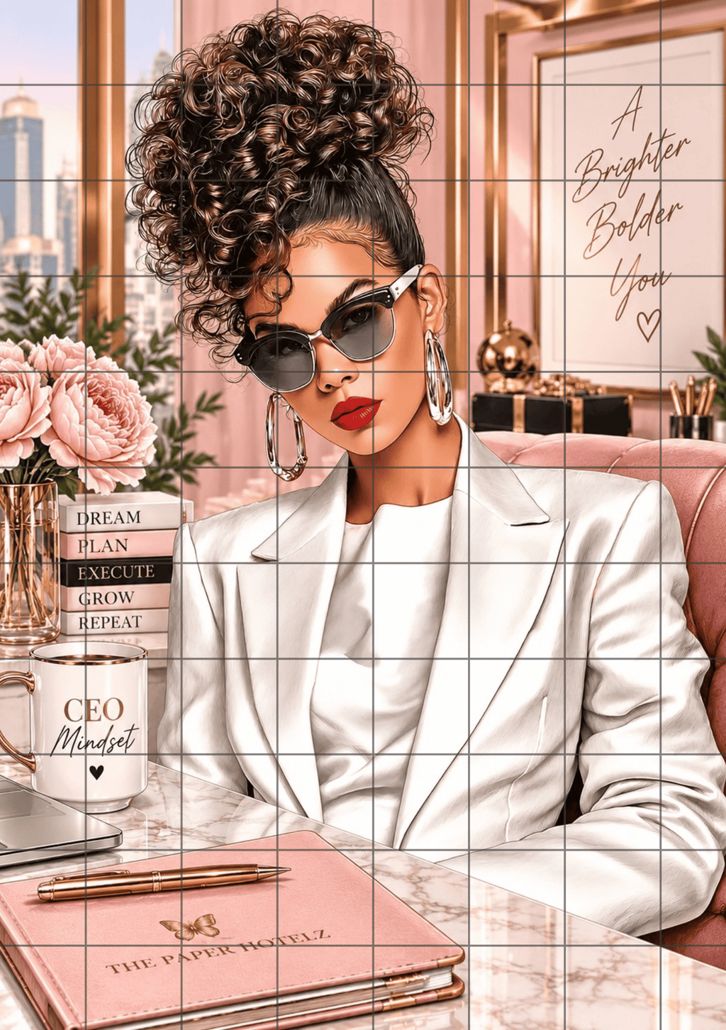 CEO Energy | She Means Business | Printable Planner Dashboard