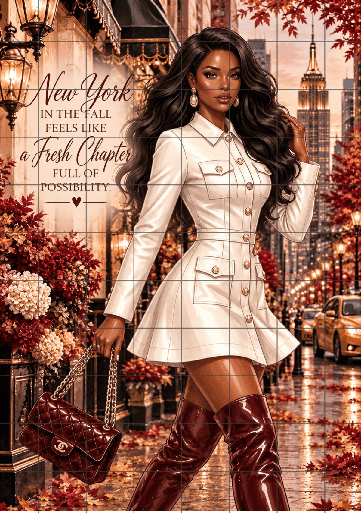 Fall in New York — City Chic | A5 Dashboard Bundle | Printable Planner Dashboard Bundle