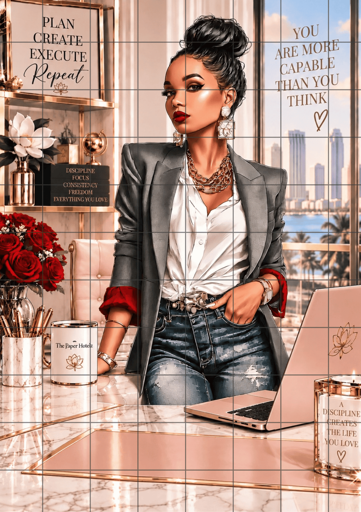 CEO Energy | Level Up | Printable Planner Dashboard