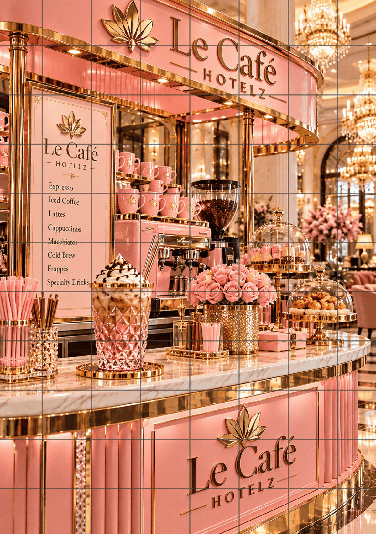 Le Café Hotelz | A5 Printable | Printable Planner Dashboard