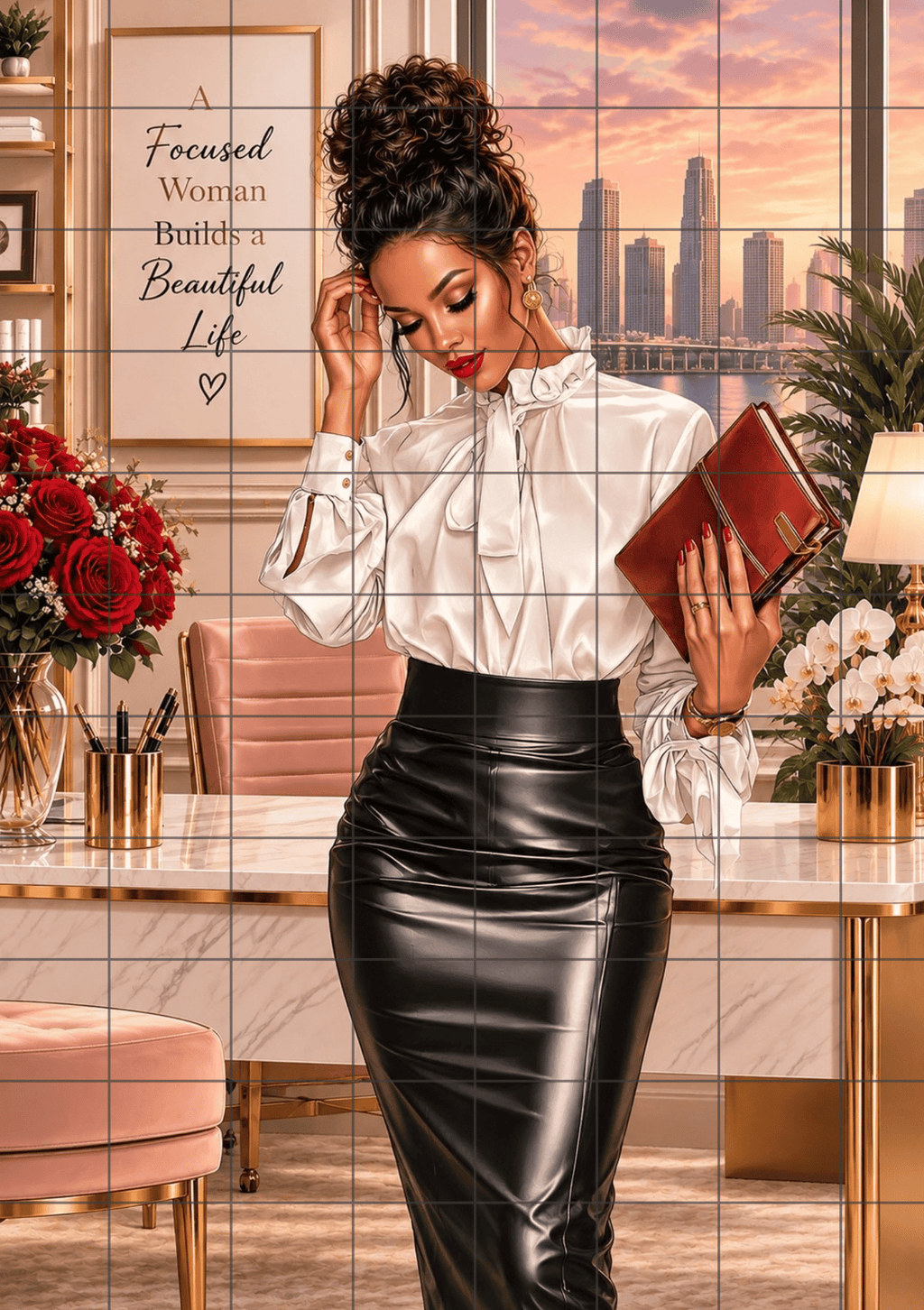 CEO Energy | Poised for Success | Printable Planner Dashboard