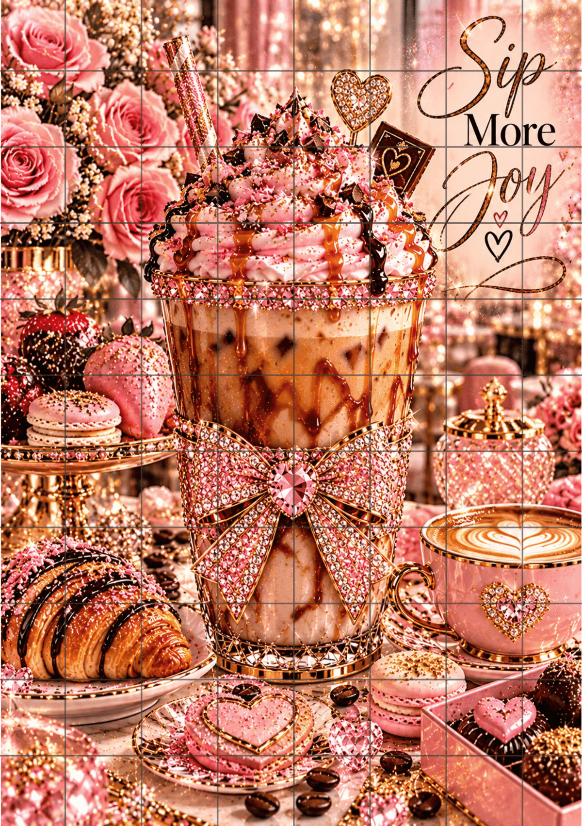 Sip More Joy | A5 Printable | Printable Planner Dashboard
