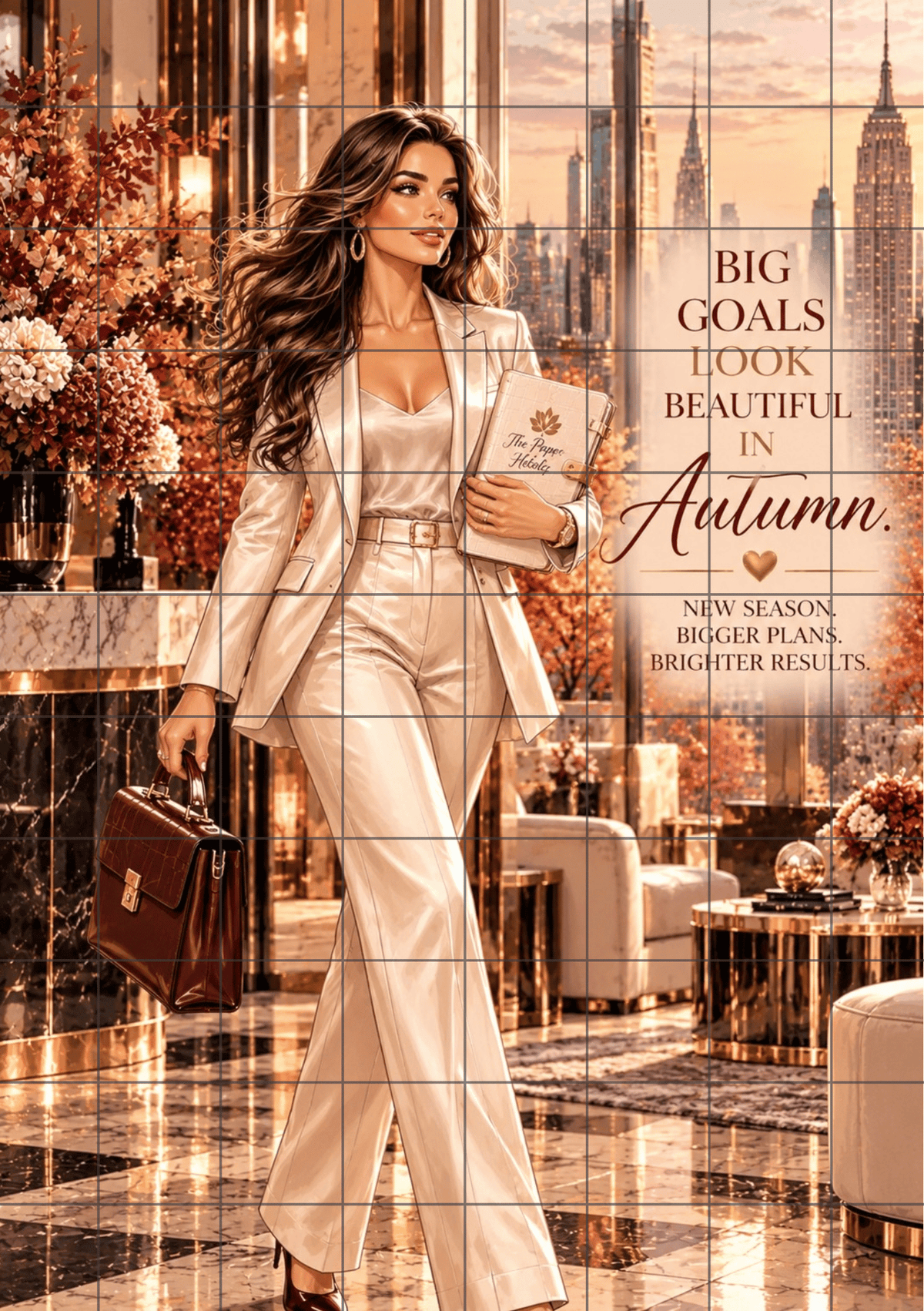 Fall in New York — City Chic | A5 Dashboard Bundle | Printable Planner Dashboard Bundle