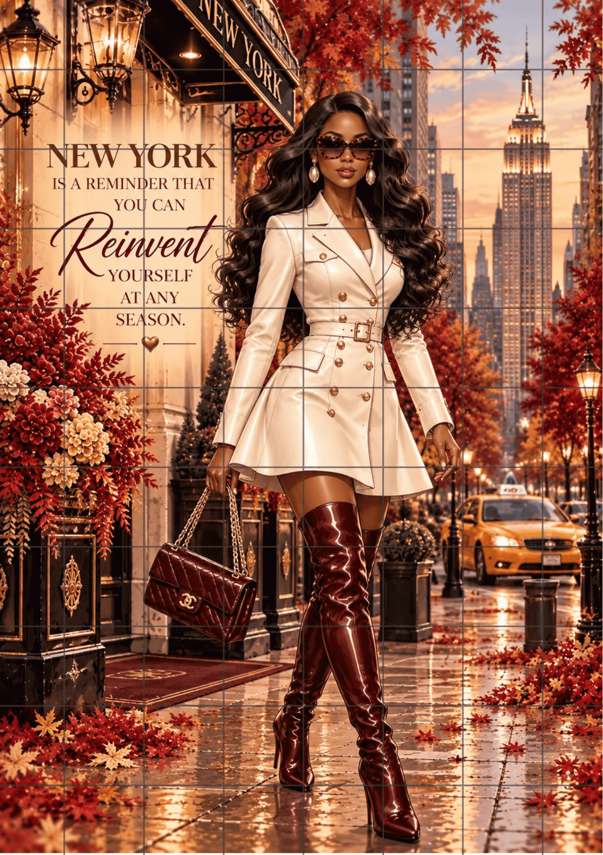 Fall in New York — City Chic | A5 Dashboard Bundle | Printable Planner Dashboard Bundle