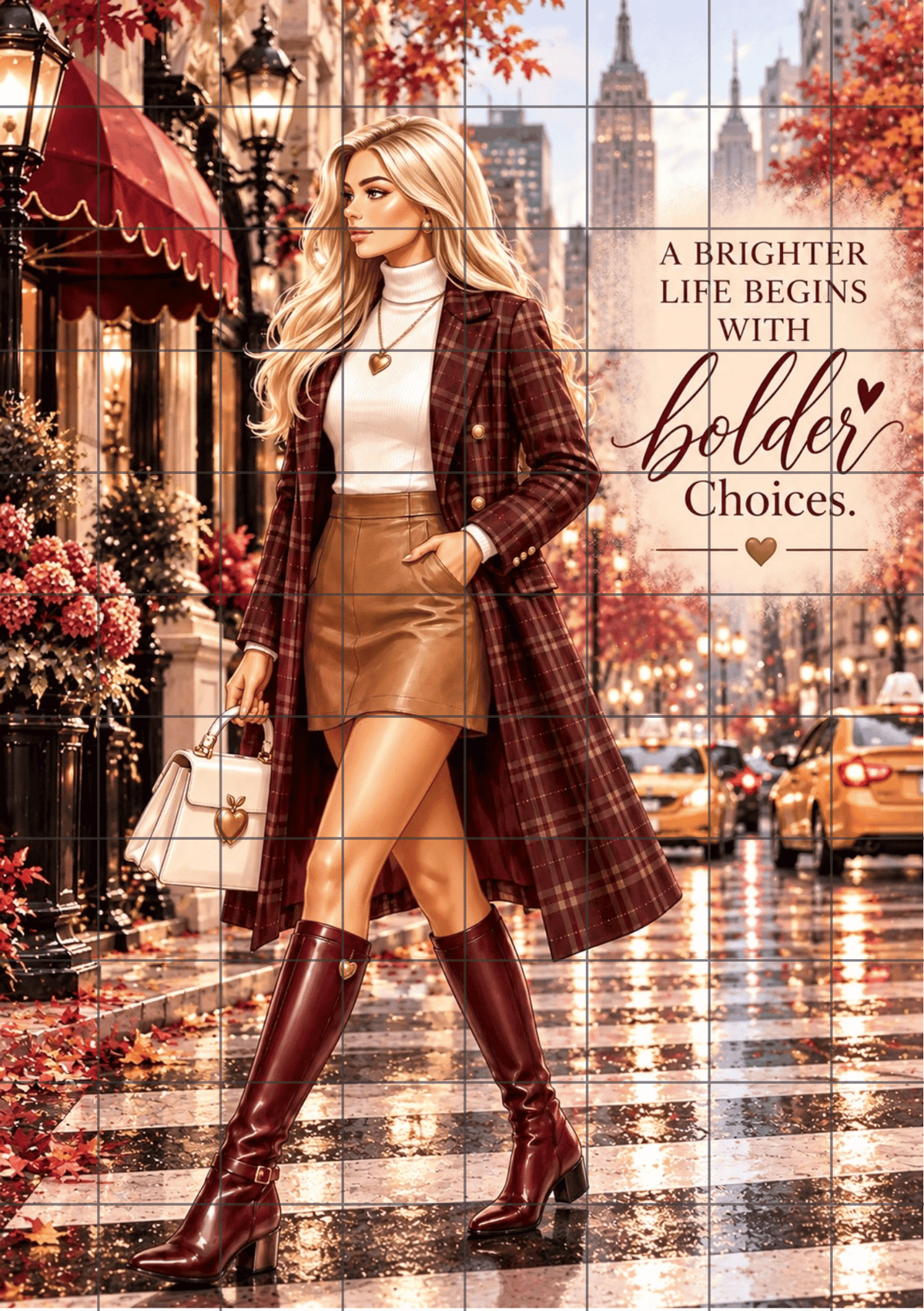 Fall in New York | A5 Printable | Printable Planner Dashboard