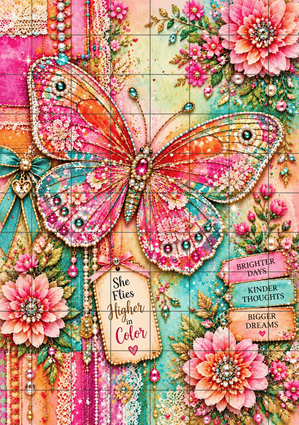 Boho Allure Collection | BUTTERFLY DREAM | Printable Planner Dashboard
