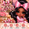 Chibi Libra Luxe Pink Dashboard | A5 Printable | Printable Planner Dashboard