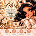 Chibi Libra Luxe Dashboard | A5 Printable | Printable Planner Dashboard