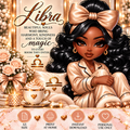 Chibi Libra Luxe Dashboard | A5 Printable | Printable Planner Dashboard