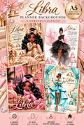 Libra Planner Dashboards | 4 Designs | A5 Collection | Digital Download
