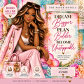 Boho Allure Collection | Dream Bigger | Printable Planner Dashboard