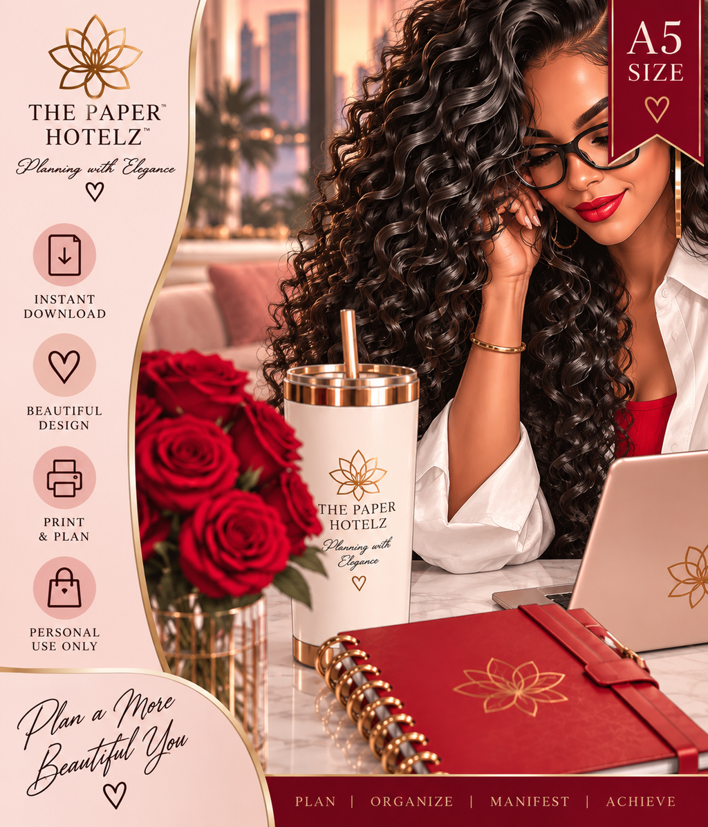 CEO Energy | Plans in Motion | Printable Planner Dashboard