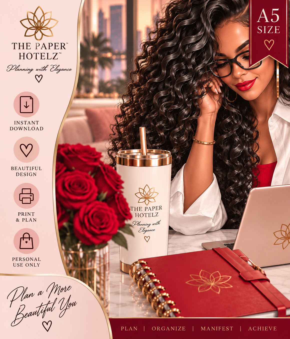 CEO Energy | Plans in Motion | Printable Planner Dashboard
