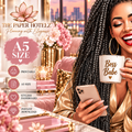 CEO Energy | Boss Babe Bliss | Printable Planner Dashboard