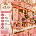 Le Café Hotelz | A5 Printable | Printable Planner Dashboard