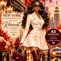 Fall in New York | A5 Printable | Printable Planner Dashboard