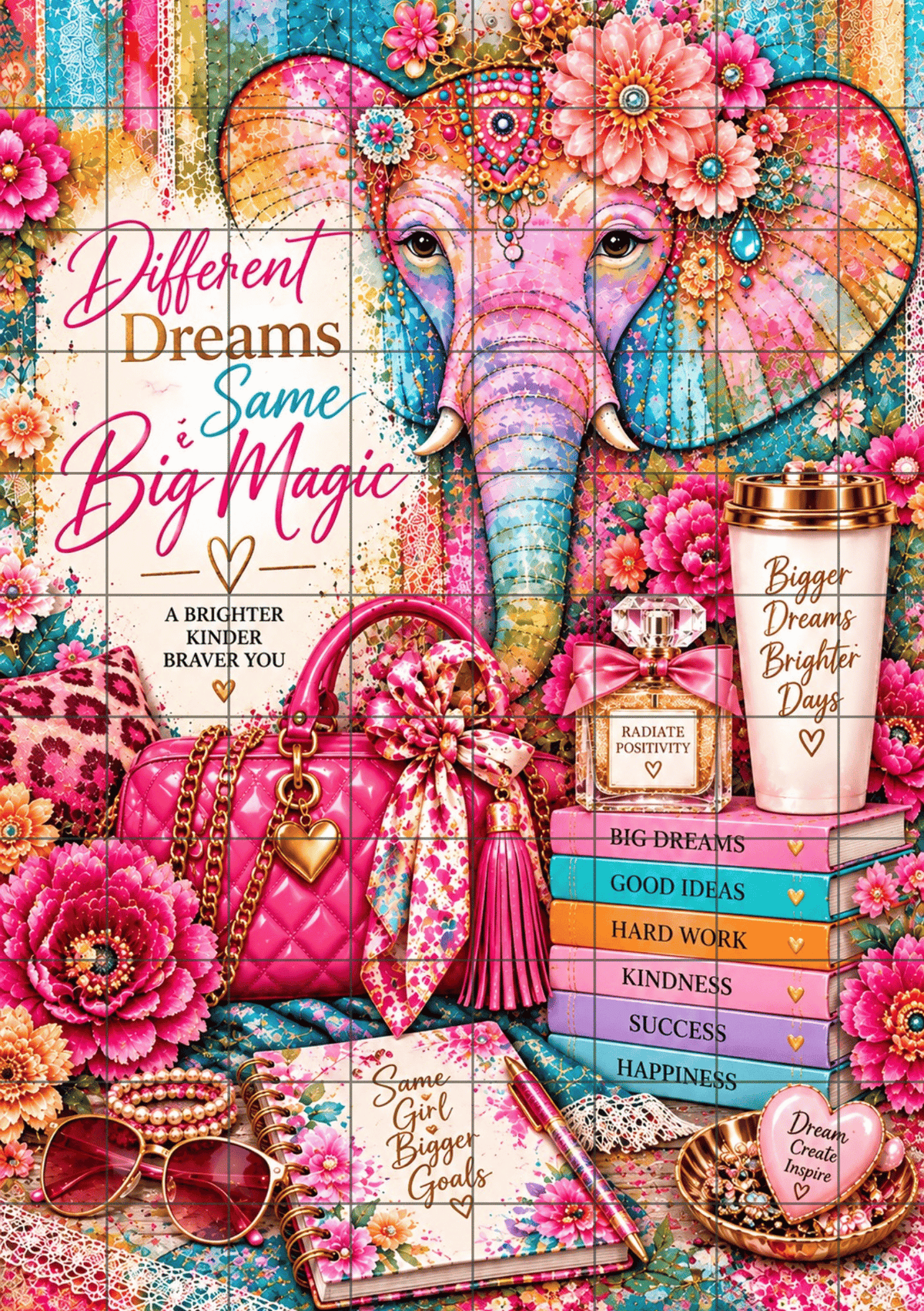 Boho Allure Collection | TEMBO GLAM | Printable Planner Dashboard