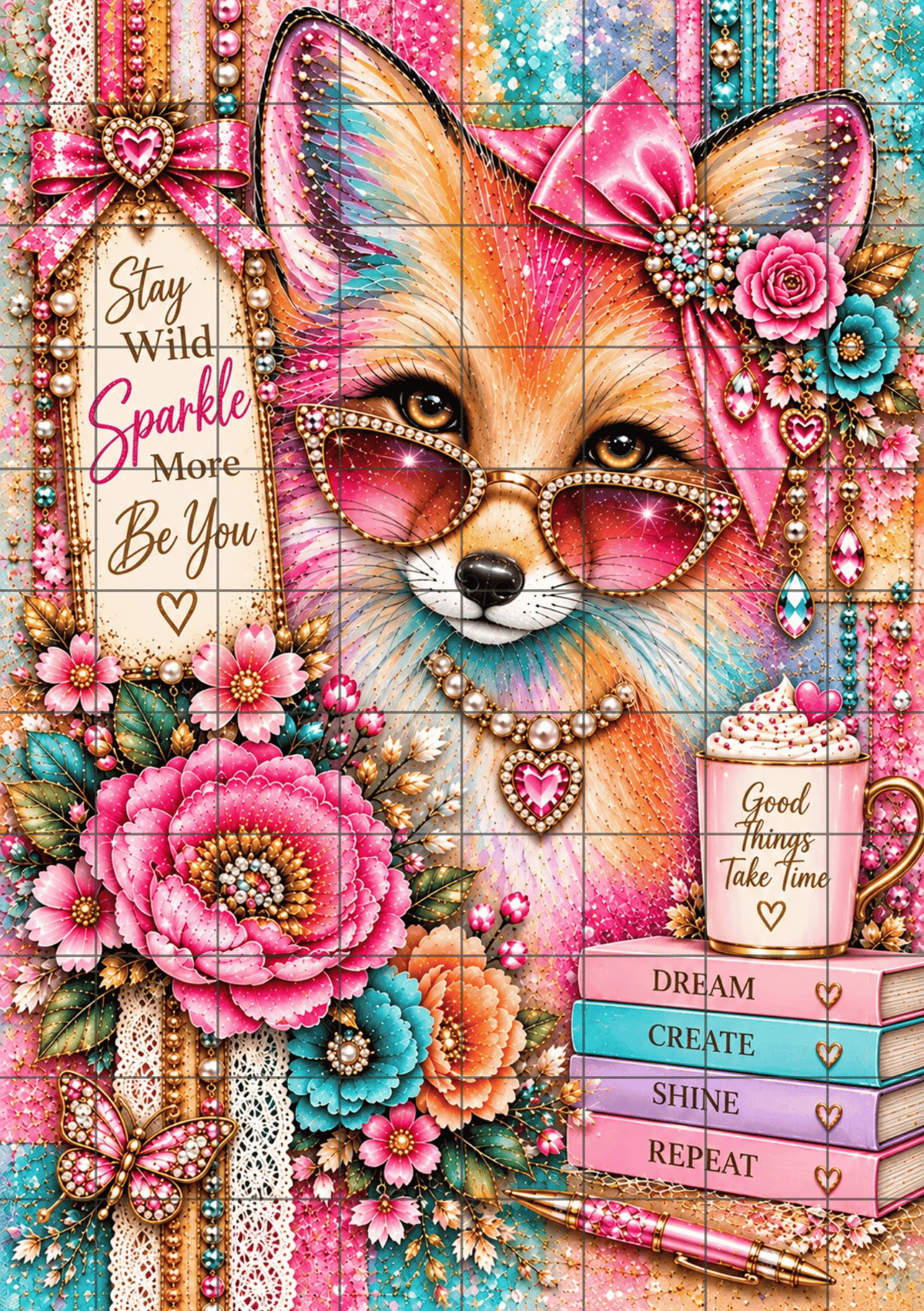 Boho Allure Collection | FOXY LADY | Printable Planner Dashboard